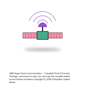 Super Dome Communication — Complete Proof of Function Package (10 docs)