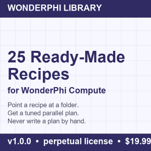 WonderPhi Library — 25 Ready-Made Recipes for WonderPhi Compute