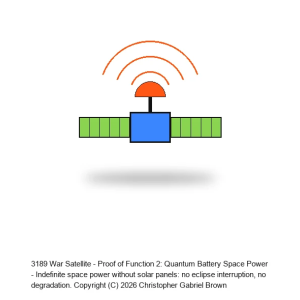 War Satellite - Proof of Function 2: Quantum Battery Space Power